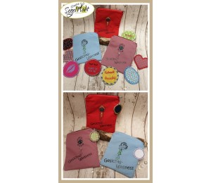 Stickdatei - Beauty Girls - Lockenwickler